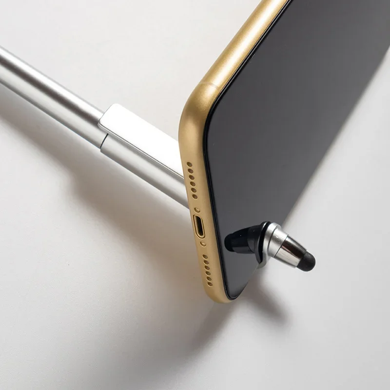 

Multi - function 3 In 1 Mobile Phone Holder Stand Capacitive Screen Stylus Touch Pen for Tablet, 5, 6S, 7