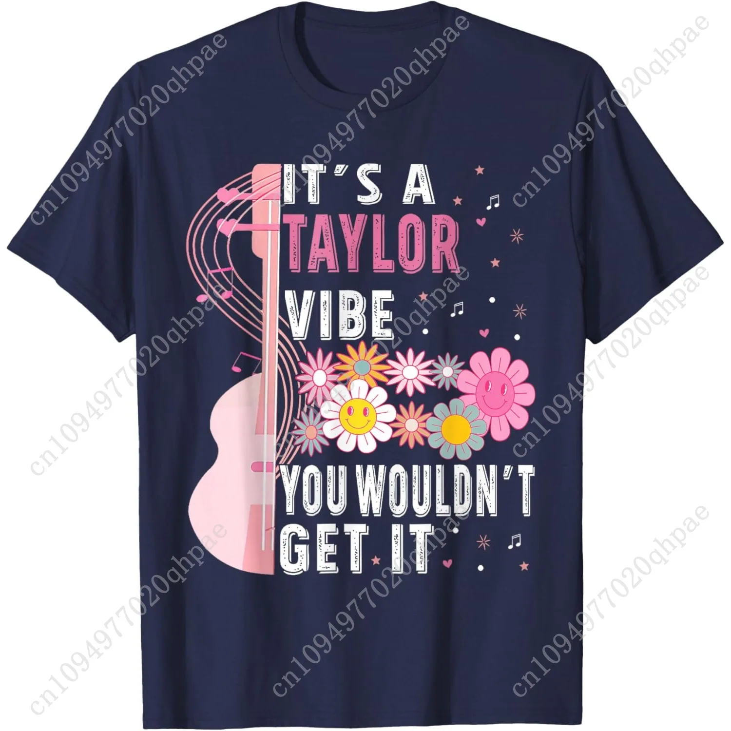 เสื้อยืดลาย It's A Taylor Vibe You Wouldn't Get It Groovy สำหรับผู้หญิง ผู้ชาย และเด็ก