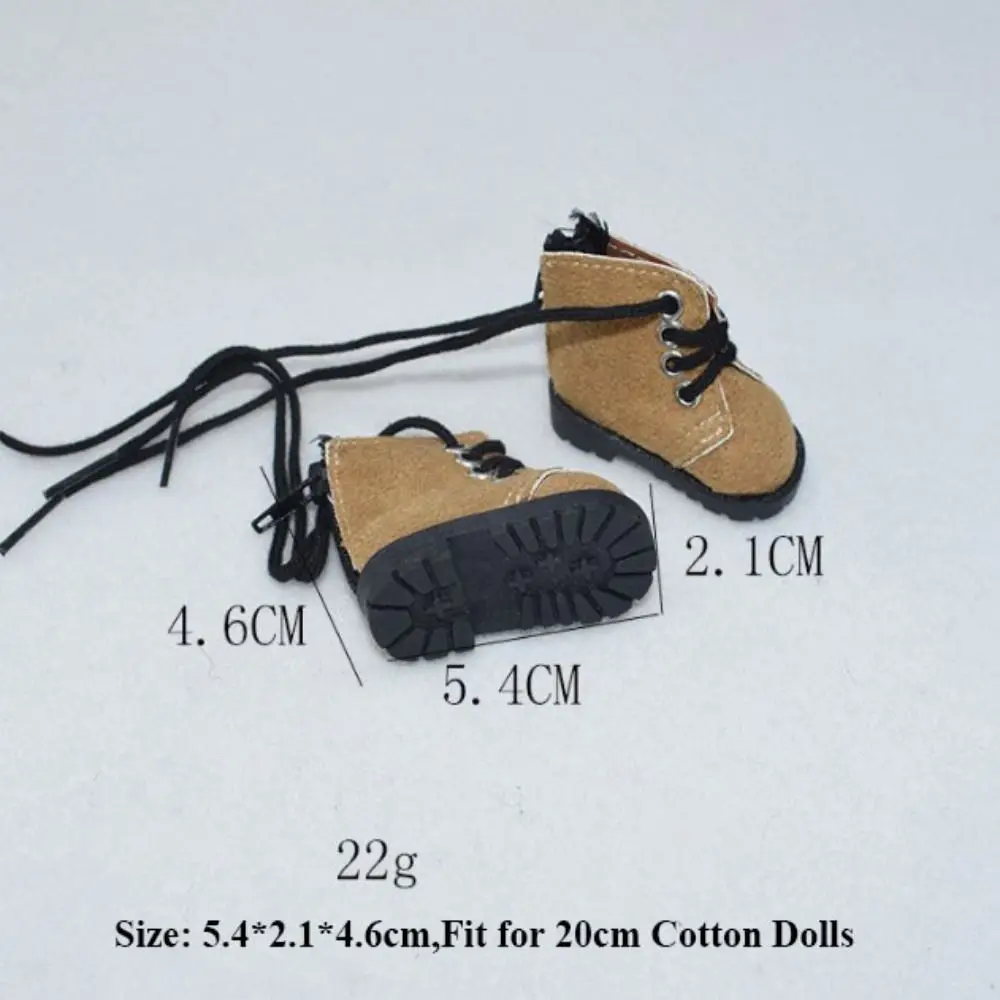 Fashion Cotton Doll Shoes New 16 Styles Casual Wear Leather Shoes Doll Gift for 10cm/20cm Cotton Doll