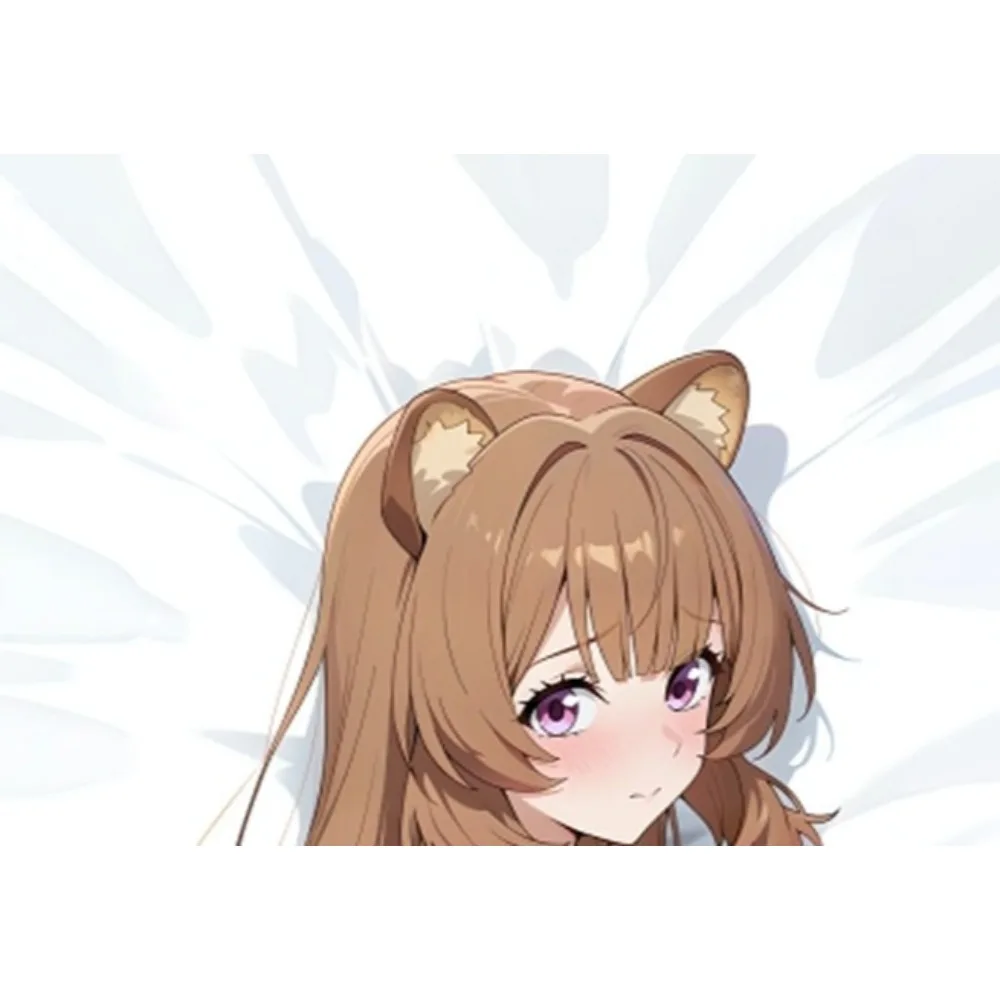 Shield Hero Raphtalia Printed Long Pillow Cover Anime Home Decor Gift