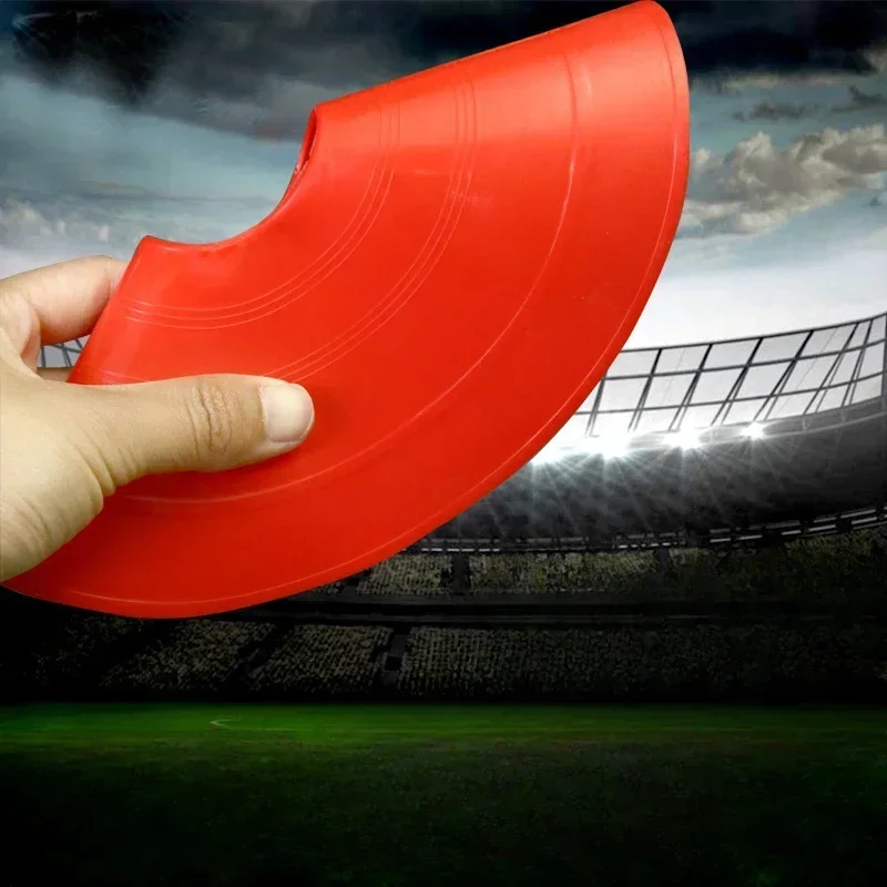 Outdoor Sport Track Space Marker, Football Training Disc Cones, Inline Skating Cross Speed Agility Safety Signal, 20pcs/lot Socc