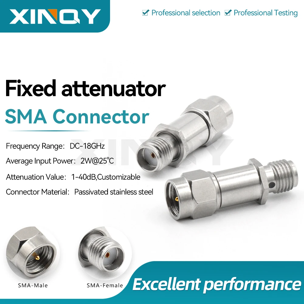 attenuatore-coassiale-xinqy-2w-in-acciaio-inox-sma-jk-maschio-femmina-1-3-5-6-10-20-30db-dc-18g