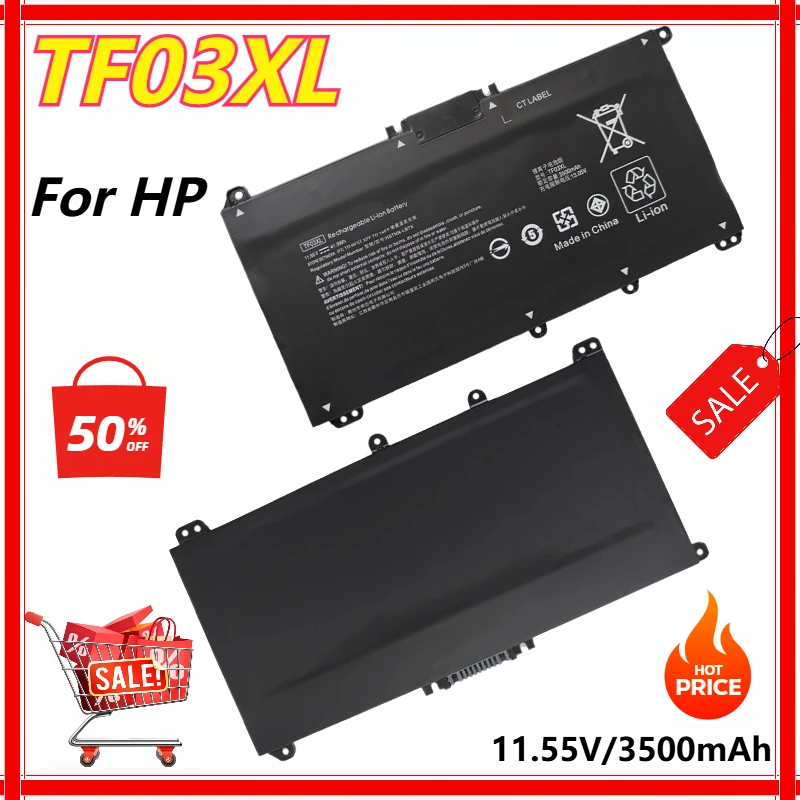 

TF03XL TF03 Laptop Battery for HP Pavilion 15-CC 14-bf033TX 14-bf008TU 14-bf108TX HSTNN-UB7J TPN-Q188 TPN-Q189 TPN-Q190 Q191