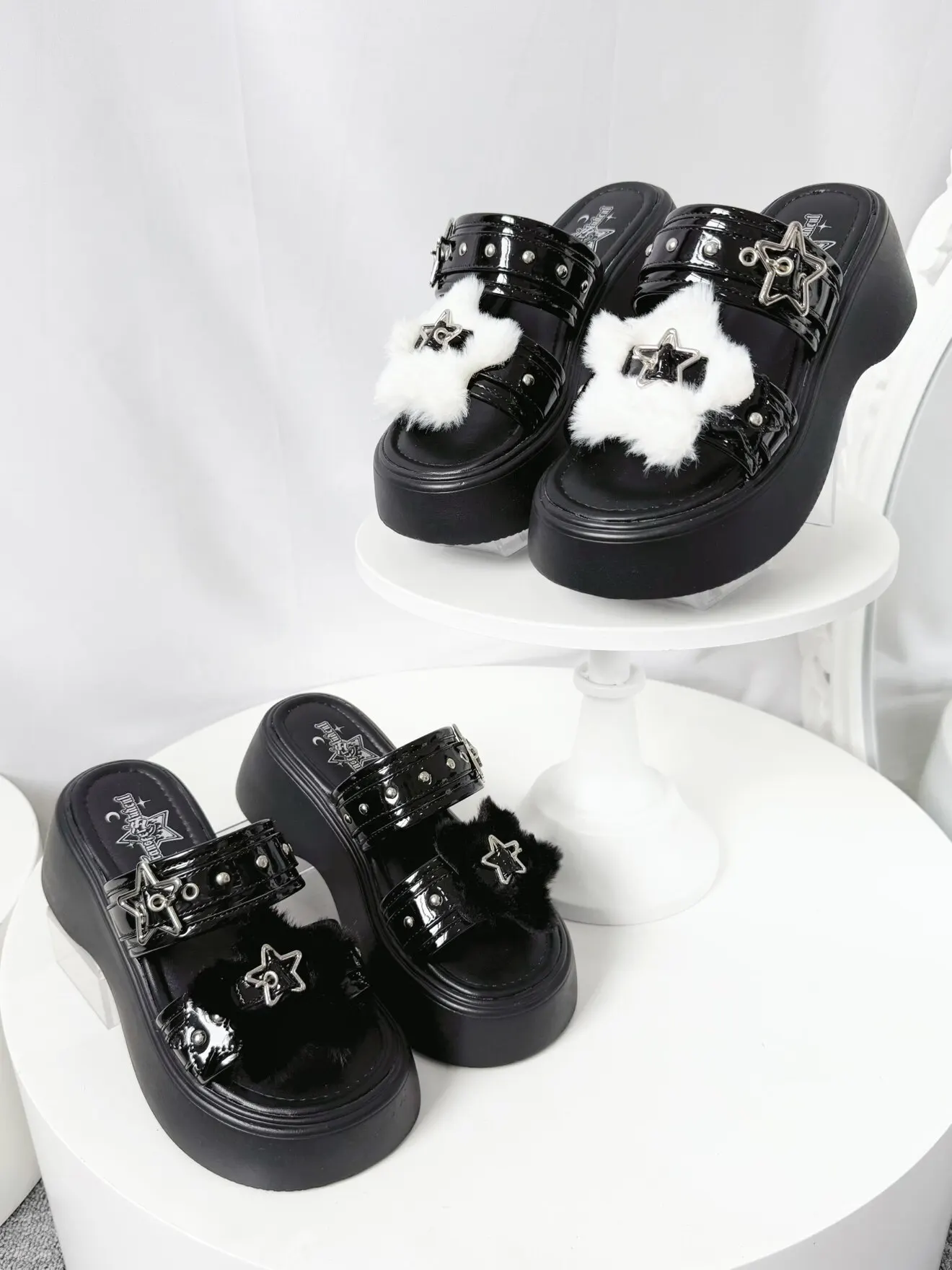 Summer Versatile Subculture Y2k Muffin Slippers Millennial Spice Girls One-pedal Heightening Platform Sandals Women's Shoes view 4