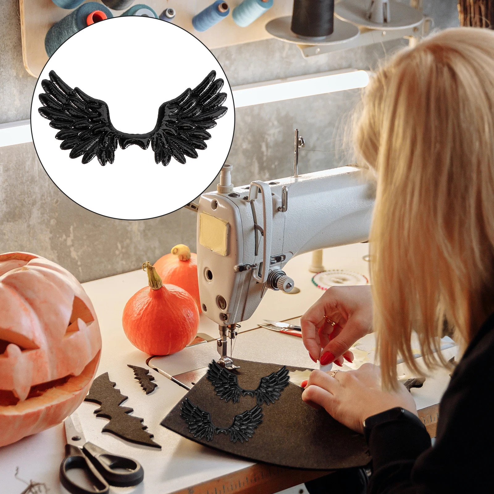 

10pcs Wings Hairpin DIY Accessories Flannel Diy Making Supply Material Creative Design For Clothes naments Gifts