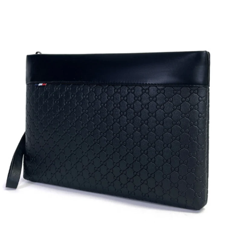 أزياء رجال الأعمال حقيبة جلدية حقيبة صغيرة مصمم بطاقة حزمة عارضة الذكور حقيبة يد الهاتف محفظة العلامة التجارية المغلف حزمة براثن الحقائب