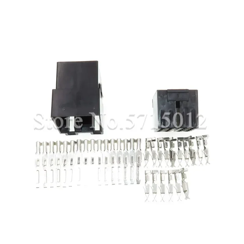 16 Hole 3.5mm Auto Audio Cable Socket Automotive ISO Wire Plug Female Male Connector
