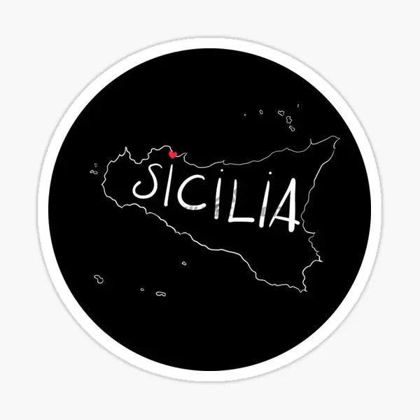 Car Parts Sicily Island Decal PVC Window Car Parts Car Sticker Vinyl Waterproof Decoration Decal