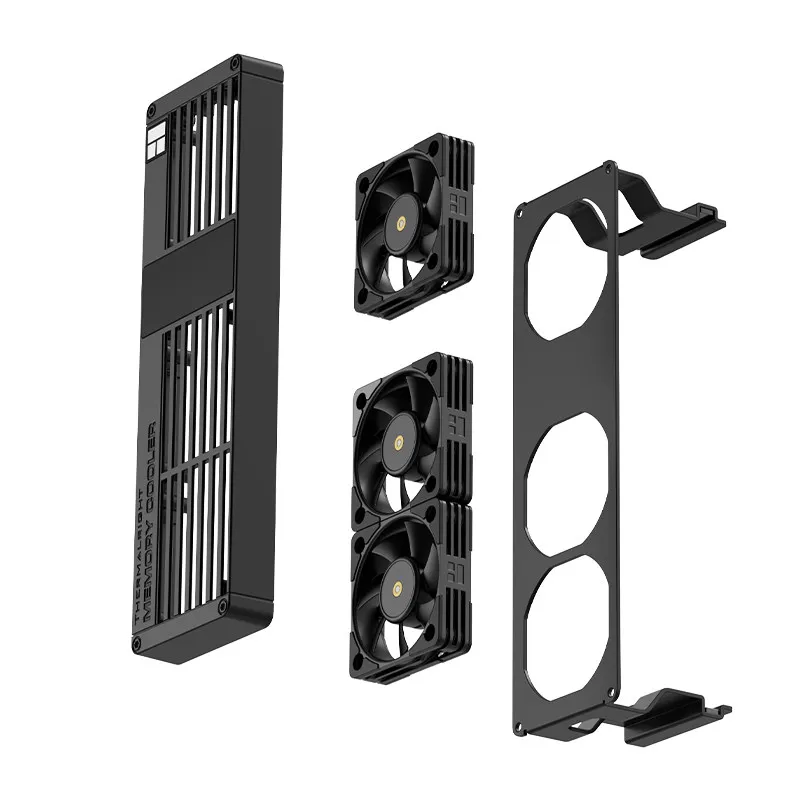 

Thermalright MC-3 DIGITAL Digital Display Screen Computer Memory Cooler,Paired with three 40x40x10mm fans