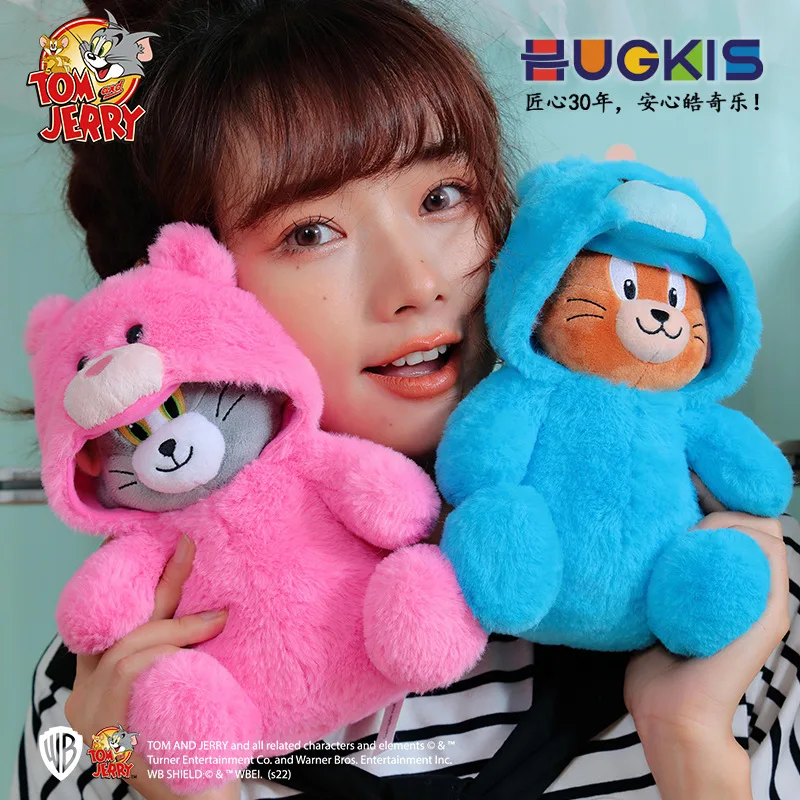 Hugkis Tom und Jerry Serie Galore Kuscheltiere Plüschpuppe Spielzeug Klassische Animation Kinder Geschenk Kissen Möbeldekoration
