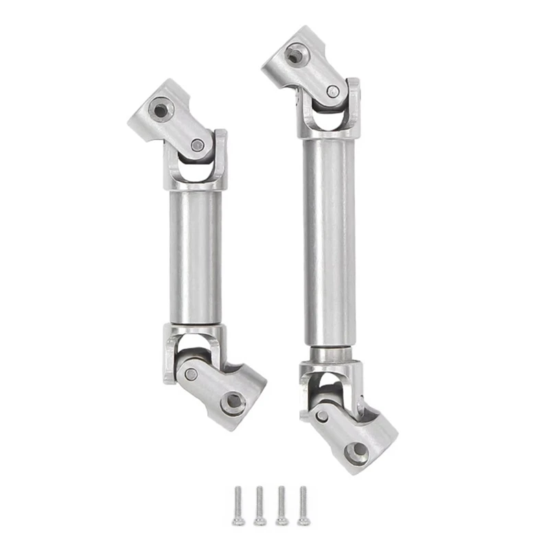 Stainless Steel Universal Joint Drive Shafts Chassis Center Driveshaft For 1/18 RC Crawler Redcat Ascent Parts