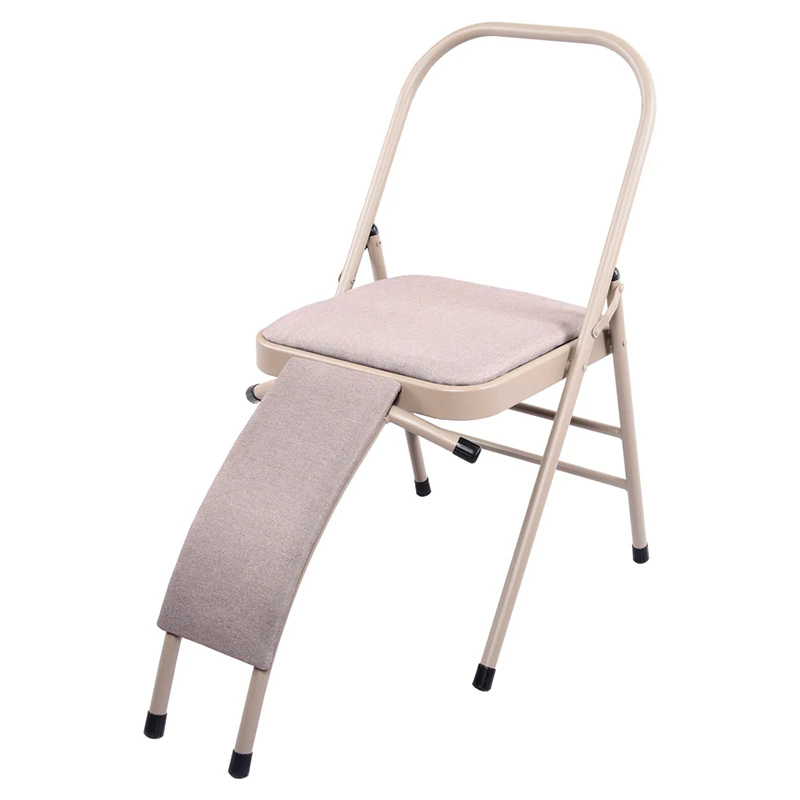 Dining Chair Widened Yoga Chair Professional Auxiliary Chair Thickened And Strengthened Folding Chair Yoga Auxiliary Chair