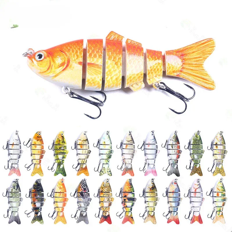 

10cm 25.3g Sinking Wobblers Fishing Lures Multi Jointed Swimbait Hard Bait Fishing Tackle For Bass Isca Crankbait