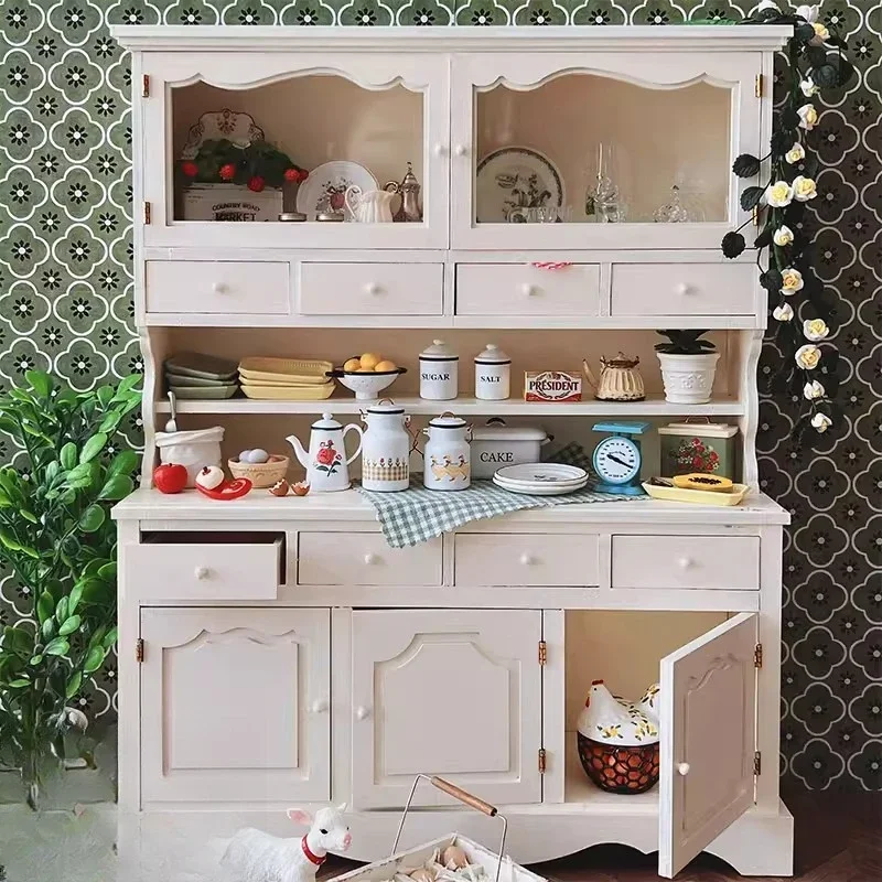 Side Cabinet Material Pack Mini Kitchen Miniature Cabinet Model Furniture
