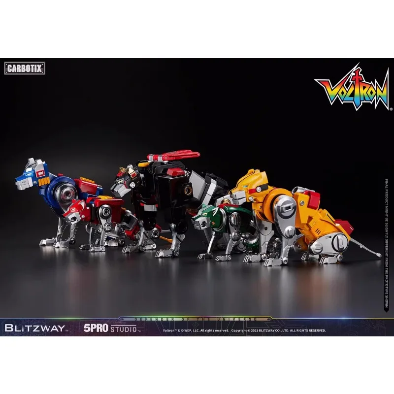 Stock Original BLITZWAY 5PRO STUDIO CARBOTIX 5PRO-CA-10401 VOLTRON VOLTRON 38CM Authentic Action Animation Character Model Toy