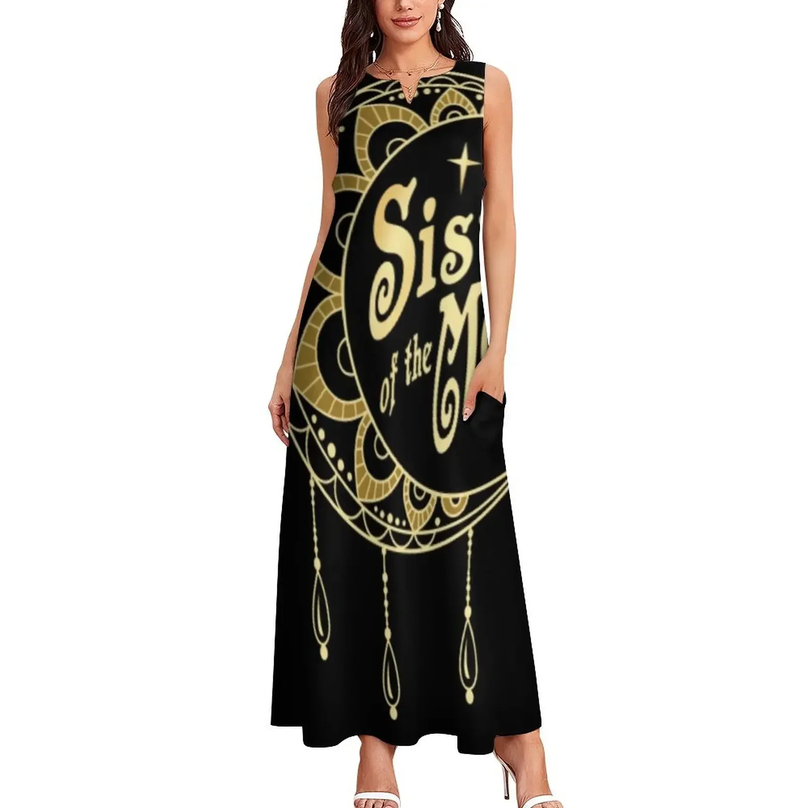 Stevie Nicks Sister of the Moon Long Dress luxury dresses summer clothes Dress