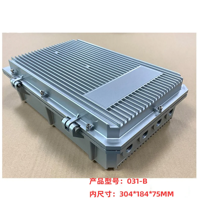 

A-031-B Base Station Shell Amplifier Housing Portable Aluminum Box304*184*75MM