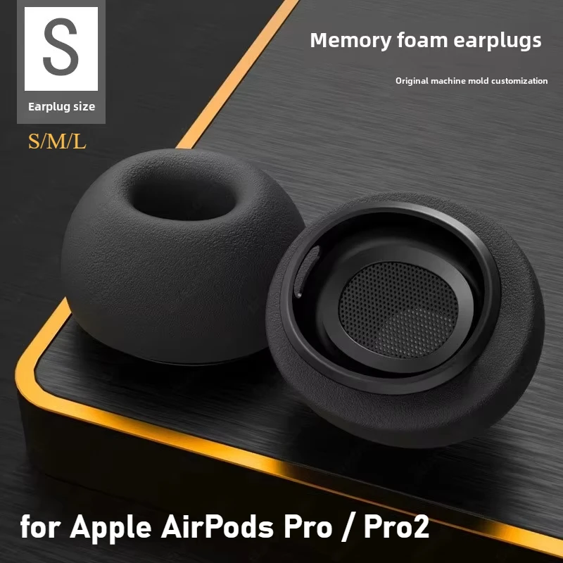 سدادات أذن من رغوة الذاكرة أطراف أذن لأجهزة AirPods Pro سماعات أذن إسفنجية لأجهزة Apple AirPods Pro2 سماعات أذن مريحة بديلة SML