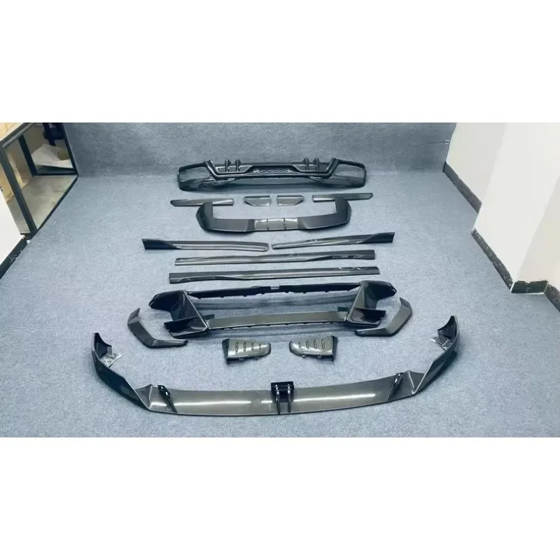 Carbon Fiber Car Auto Parts Front and Rear Bumper Kits Dry Carbon Sport Body Kits Car Bumpers Body Kit