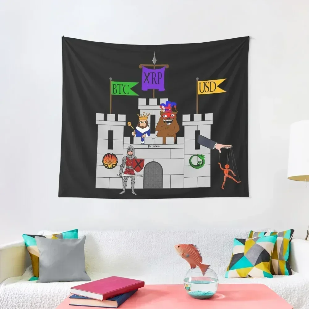 

Bearableguy123 Castle Tapestry Cute Decor Kawaii Room Decor Decoration Aesthetic Bedroom Decoration Tapestry