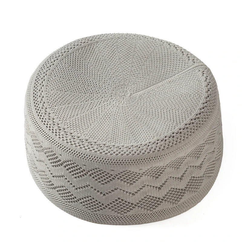 Berretto Kufi turco Keffiyeh turbante uomo islamico - Nuovo cappello da preghiera musulmano Hijab ebraico per uomo Arabia Saudita stile indiano