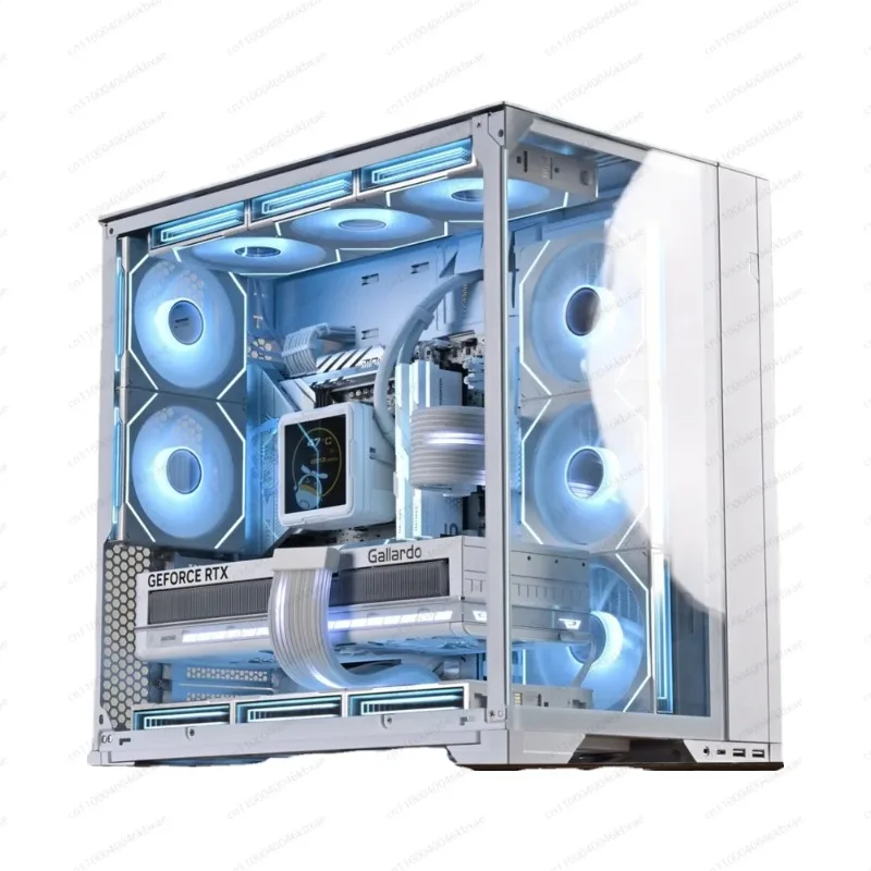 High-End Gaming PC AMD R7 9800X3D RTX 5090 32GB DDR5 2TB NVMe M2 SSD Win 10 Panoramic Desktop