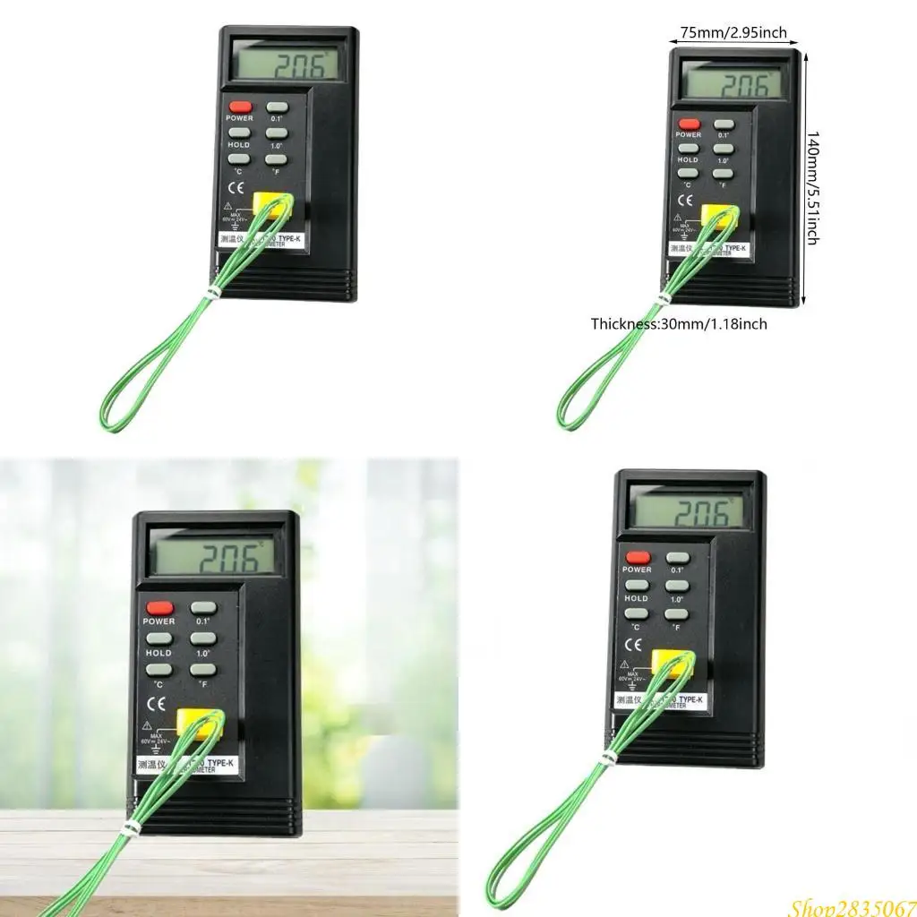 Easy Calibration Digital Thermometers Accurate Tool for Engineers & Technicians 831F