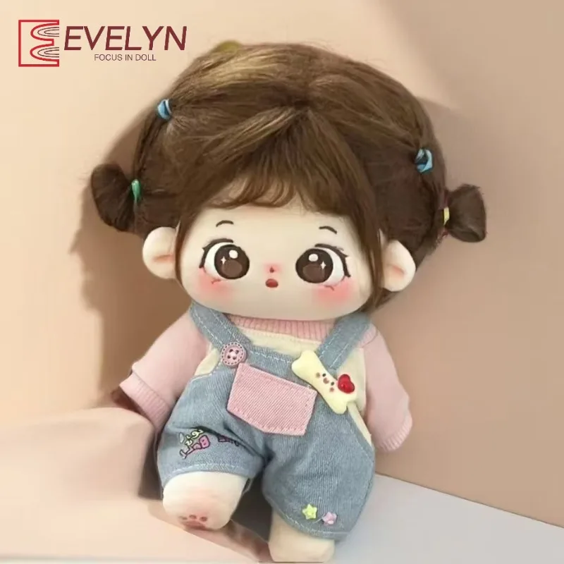 Evelyn – vêtements de poupée idole de 20cm, tenue de remplacement, robe à langer, ensemble gilet et pantalon miniatures, accessoires Photo Cosplay Genshin Impact
