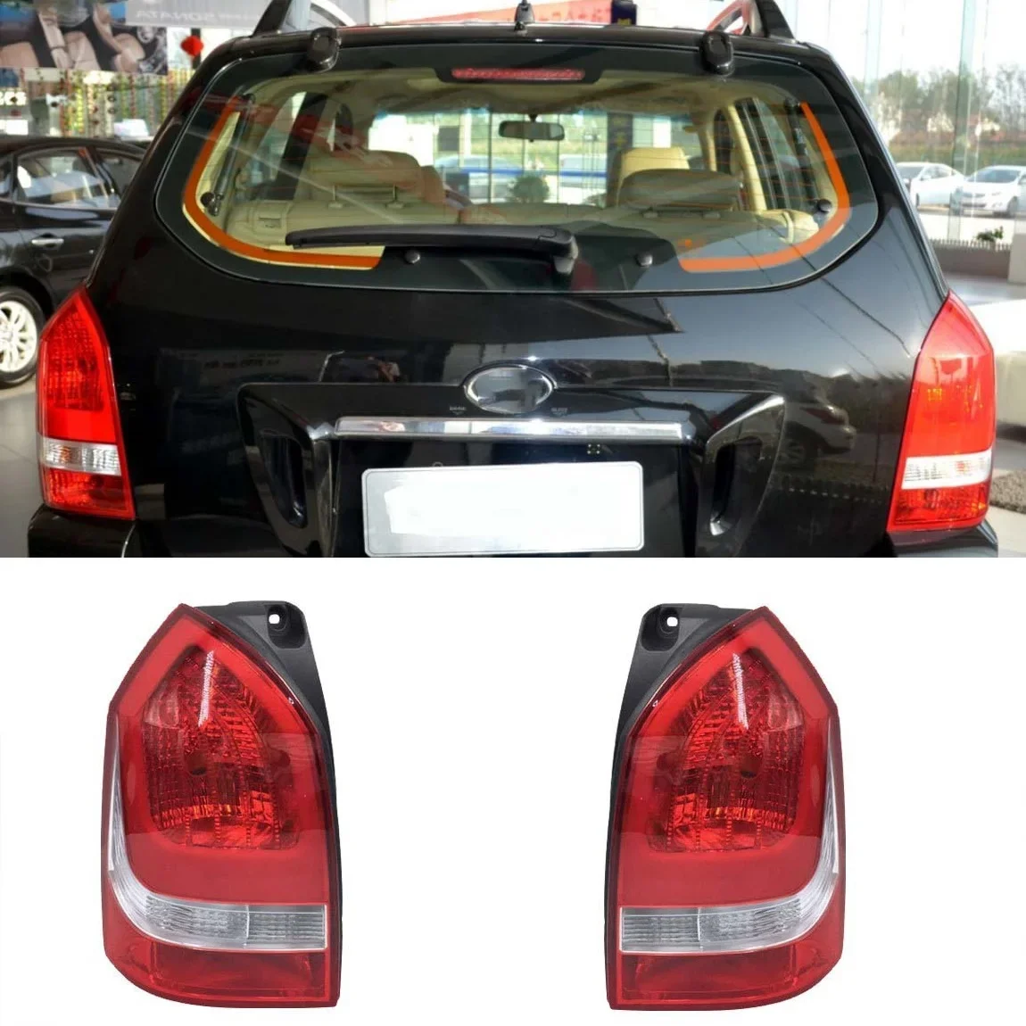 

Rear Braker Tail Light Taillights for Hyundai Tucson 2013 2014 Brake Lamp Without Bulb Auto Parts