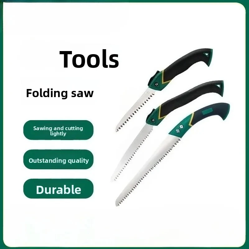 

Folding woodworking saw, small handheld garden fruit tree saw for household use