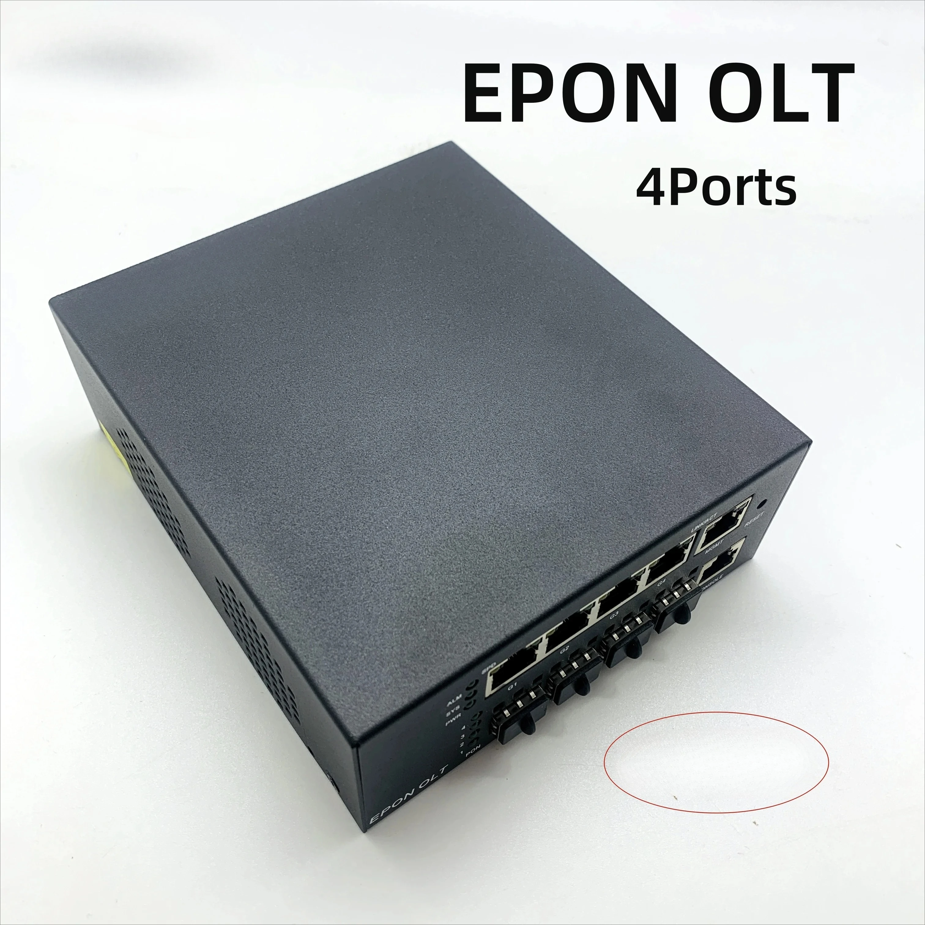 MINI OLT EPon Olt 4Ports FTTH Fiber Optic Equipment DC12V WEB SNMP CLI 256 Users 4 1000M Rj45 Compatible