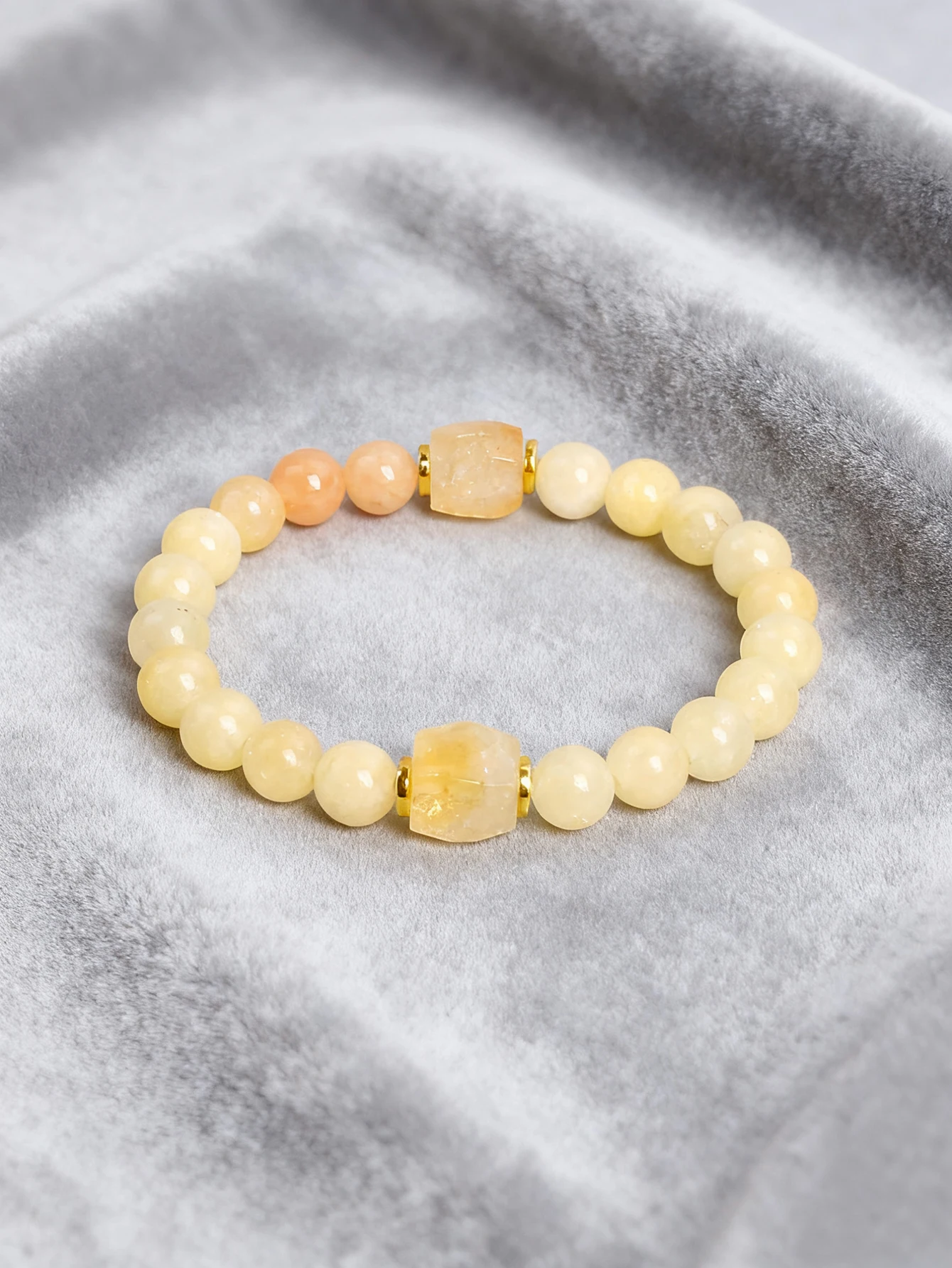 

Natural Stone Citrine Braceet For Women Faceted Square Beads Chakra Healing Jewelry Brings Vigour Wealth Yellow Crystal Jewelry