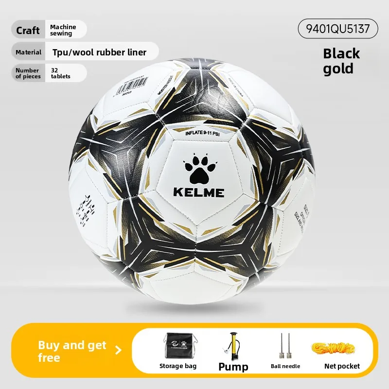 Kompetisi Pelatihan Dewasa Sepak Bola Profesional Kelme Ukuran 5 Sepak Bola Untuk Anak-anak Dan Remaja Ukuran 4 Bola Pantulan Tinggi