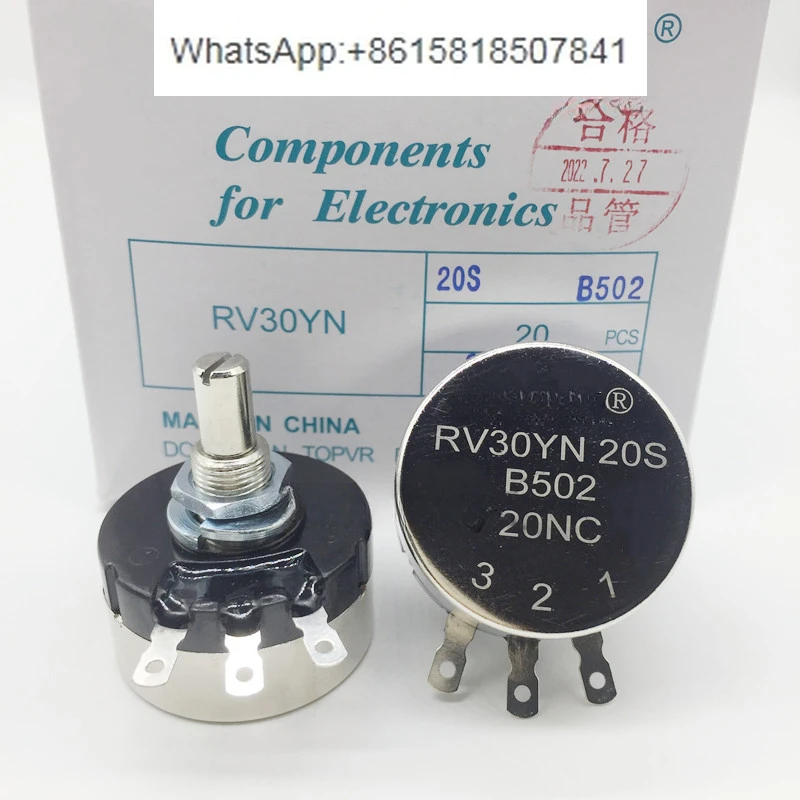 

5PCS potentiometer RV30YN20SB502 B103 B102 B202 B203 B503 B504