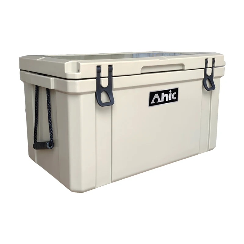 75L Portable Hard Rotomolded Cooler Box Waterproof Thermal PE Ice Chest for Outdoor Travel Food Wine Storage Camping Fishing view 3