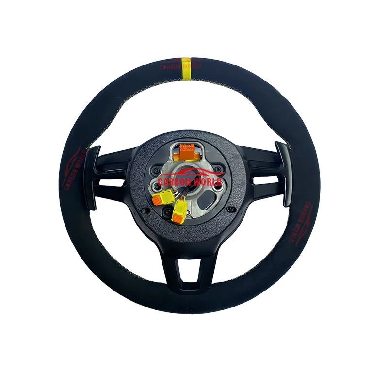 Steering Wheel for Porsche Panamera 958 987 911 991 981 970 997 Macan Cayenne Taycan 718 Cayman Boxster 981 Car Steering Wheel
