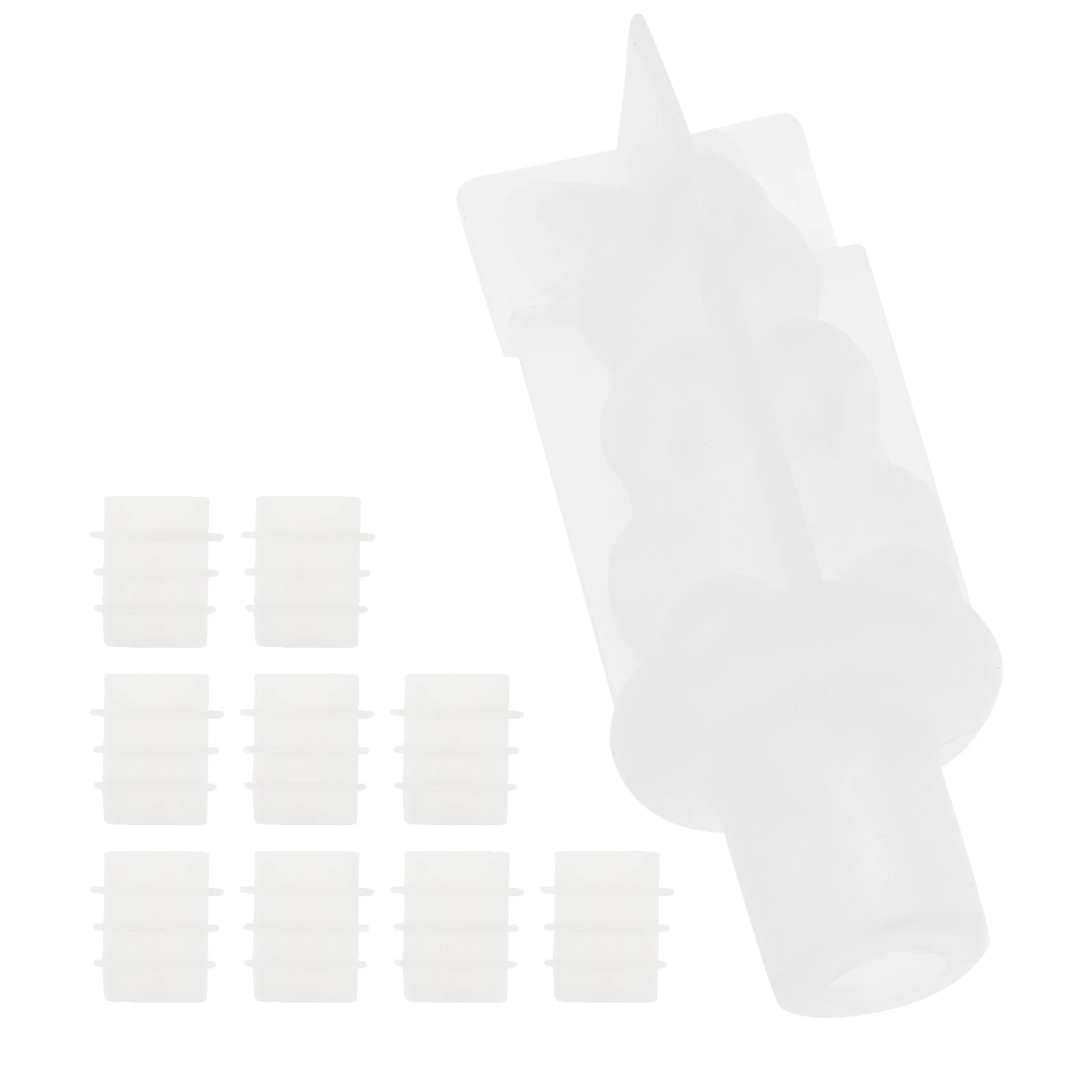 

Силиконовая форма для винной пробки, пробка для бутылки, сделай сам, кристаллическая эпоксидная форма, крышка, белый силикагель, гладкая поверхность, чистые детские поделки, украшения