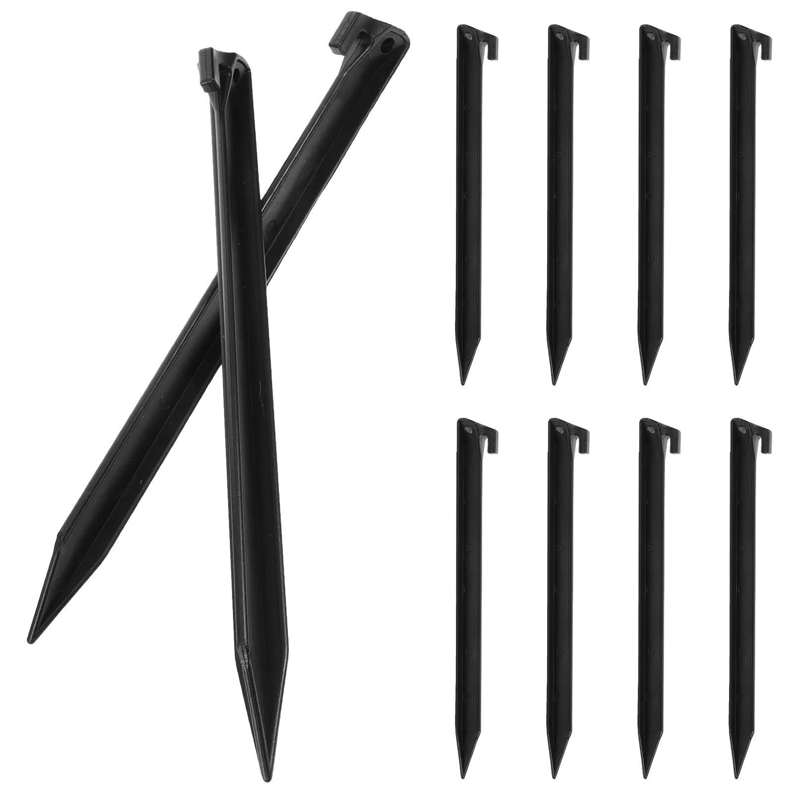 10 Pcs 30 2mm Outdoor Tent Stakes Heavy Duty Tent Stakes Plastic Camping Ground Pegs for Tents Canopies Decorations