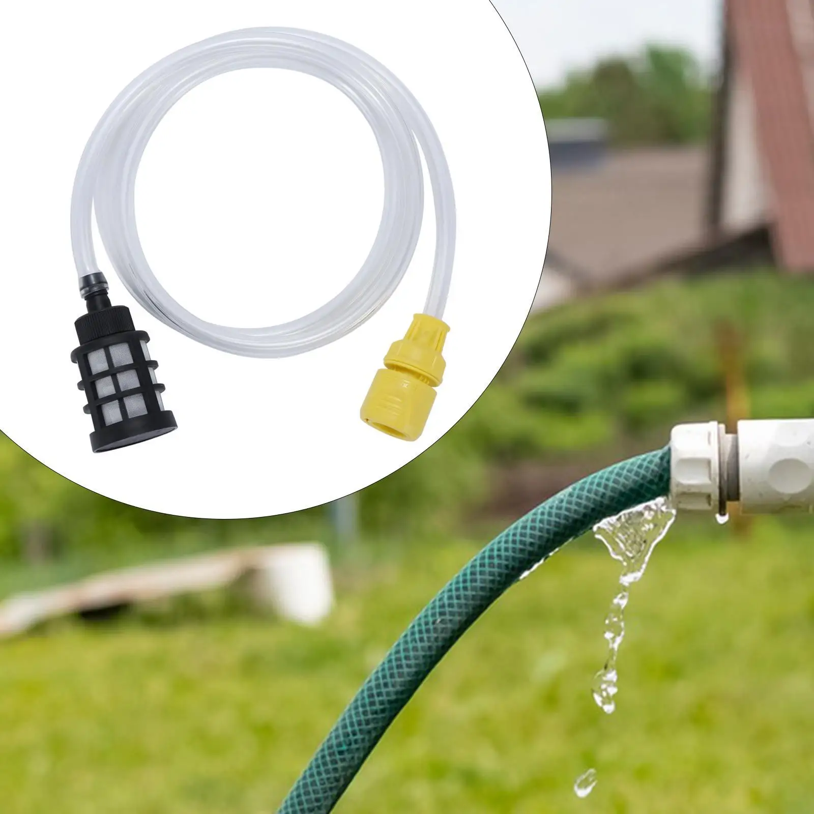 Self Priming Water Inlet Hose, Water Hose Pipe, Easy to Use, Replacement High