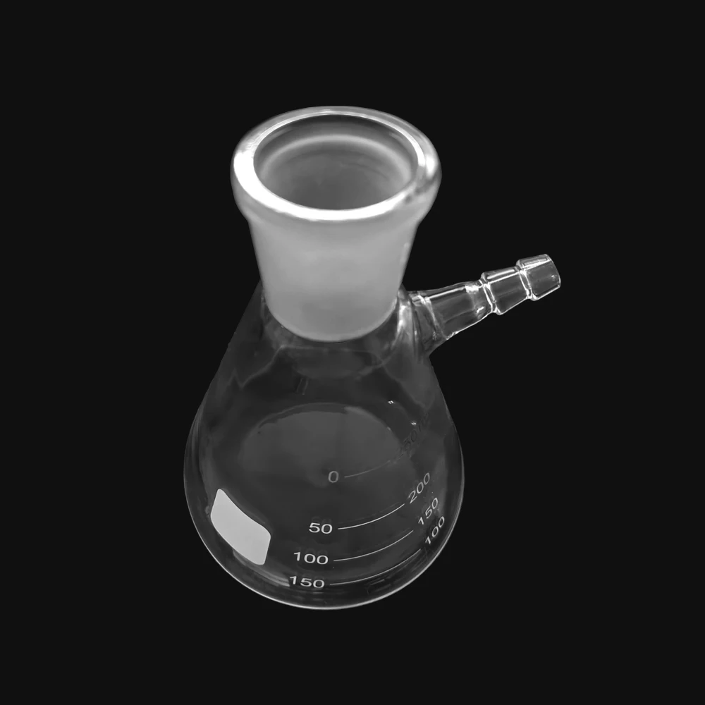 250/500ML Vacuum Filter Flask 24x29 Joint With Side Tube Borosilicate Glass For Lab Filtration Experiment Glassware