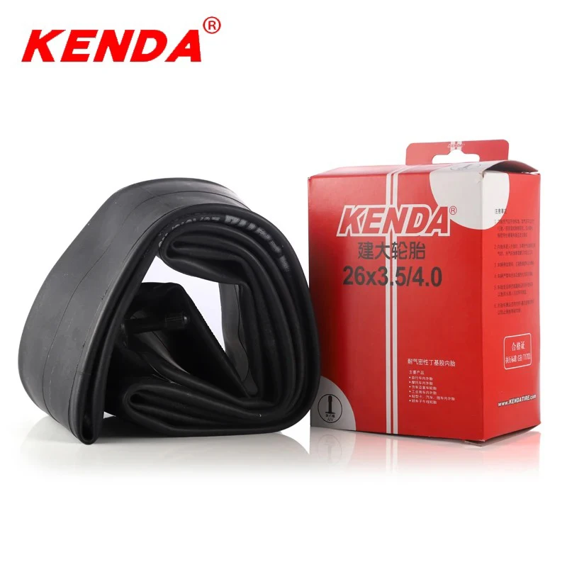 KENDA bicycle inner tube 26*3.5-4.0 ATV tyre E-bike/beach bike tire tube fat tyres snow bike tires Schrader A/V inner tubes 530g