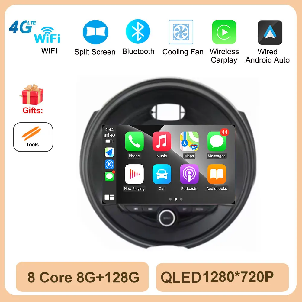 Android 16 Autoradio Stereo Voor BMW MINI Cooper F54 F55 F56 F60 2015-2019 Carplay Auto Radio Multimedia speler 4G WIFI