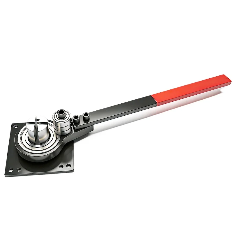 New Flat Iron Steel Wire Manual Bending Machine Copper Aluminum Row 90 Degree Right Angle Bending Hook Labor-saving Tool