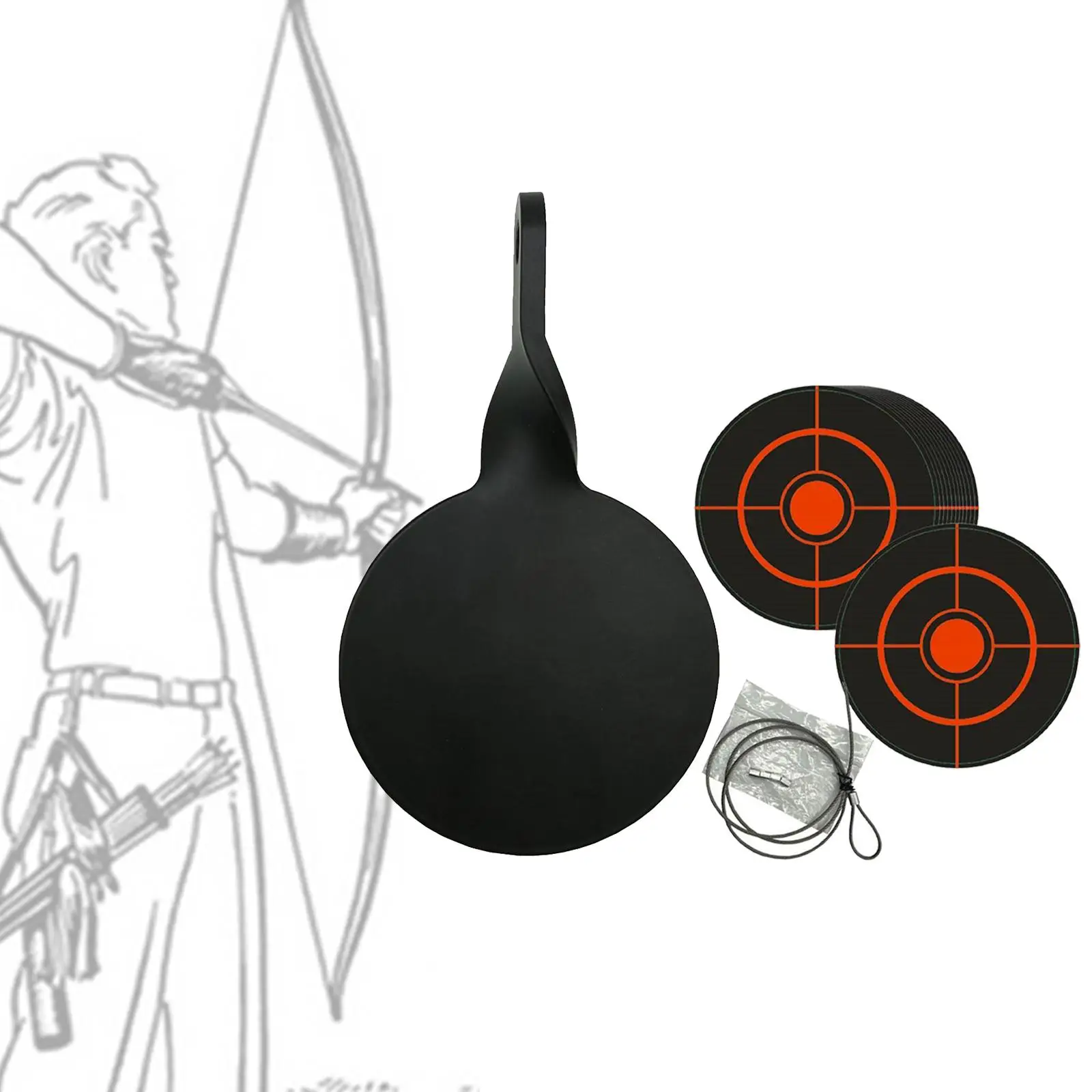 

Portable Target Hanger Thick with Hanger Tree Plinking Target 8cm for Training Range
