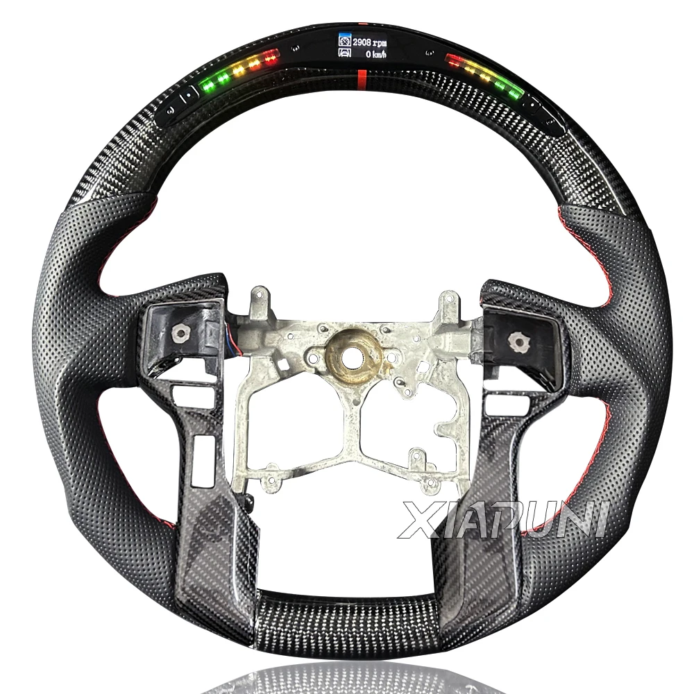 new Customized LED RPM Steering Wheel For Toyota Tundra 2014-2022/ Tacoma 2020-2022/ Domineering Lapudo 2010-2016 Racing Wheel