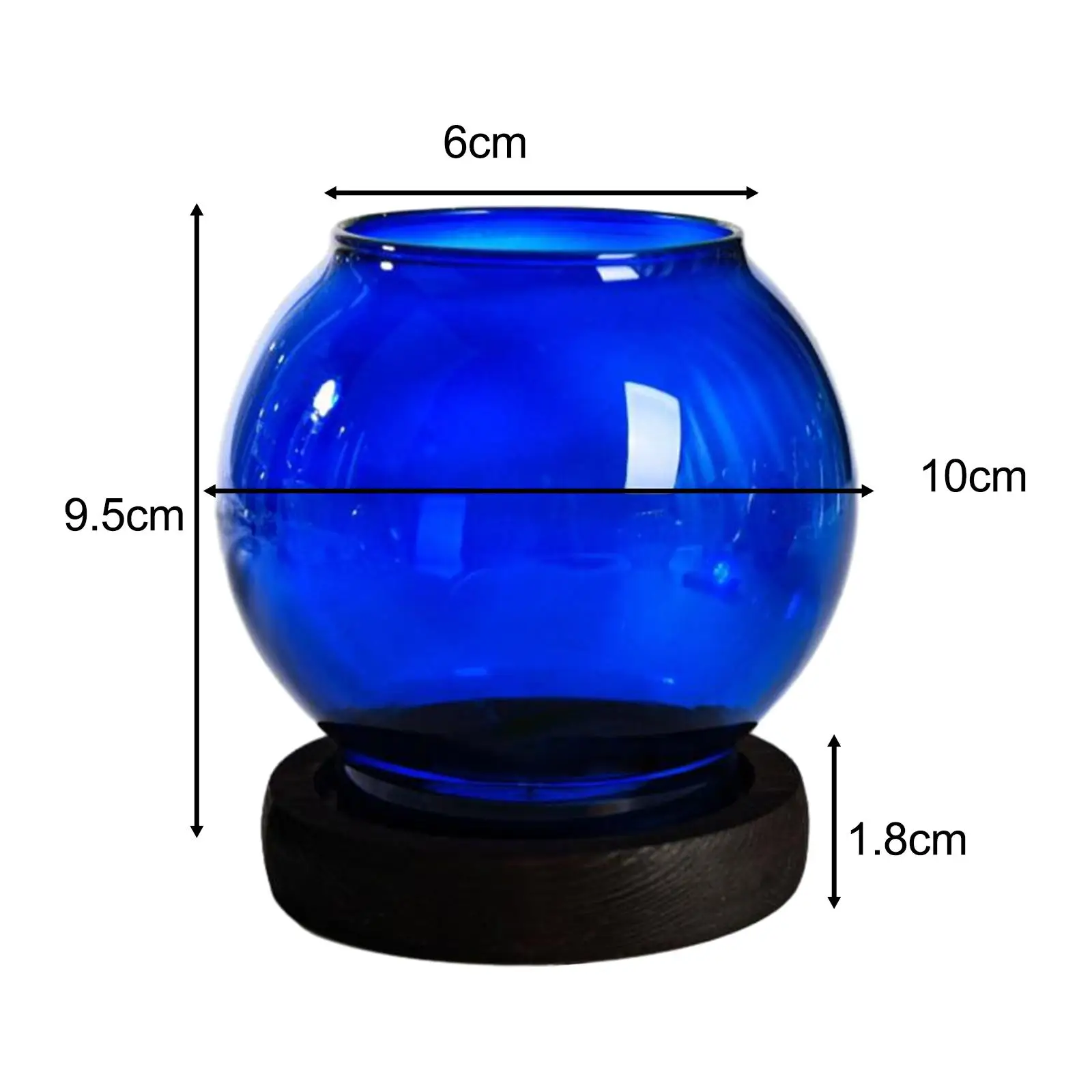 حامل شموع زجاجي شمعدان زجاجي، قطعة مركزية لطاولة الديكور الآمن لغرفة المعيشة على الطاولة الذكرى السنوية