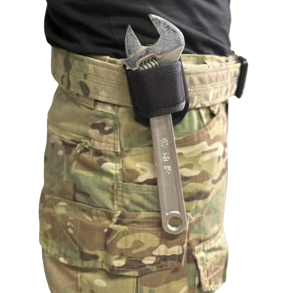 

Outdoor Mountaineering And Cycling Wear Belt Strong Light Flashlight Quick Pull Storage Bag Waist Portable Hunting Airsoft Bag