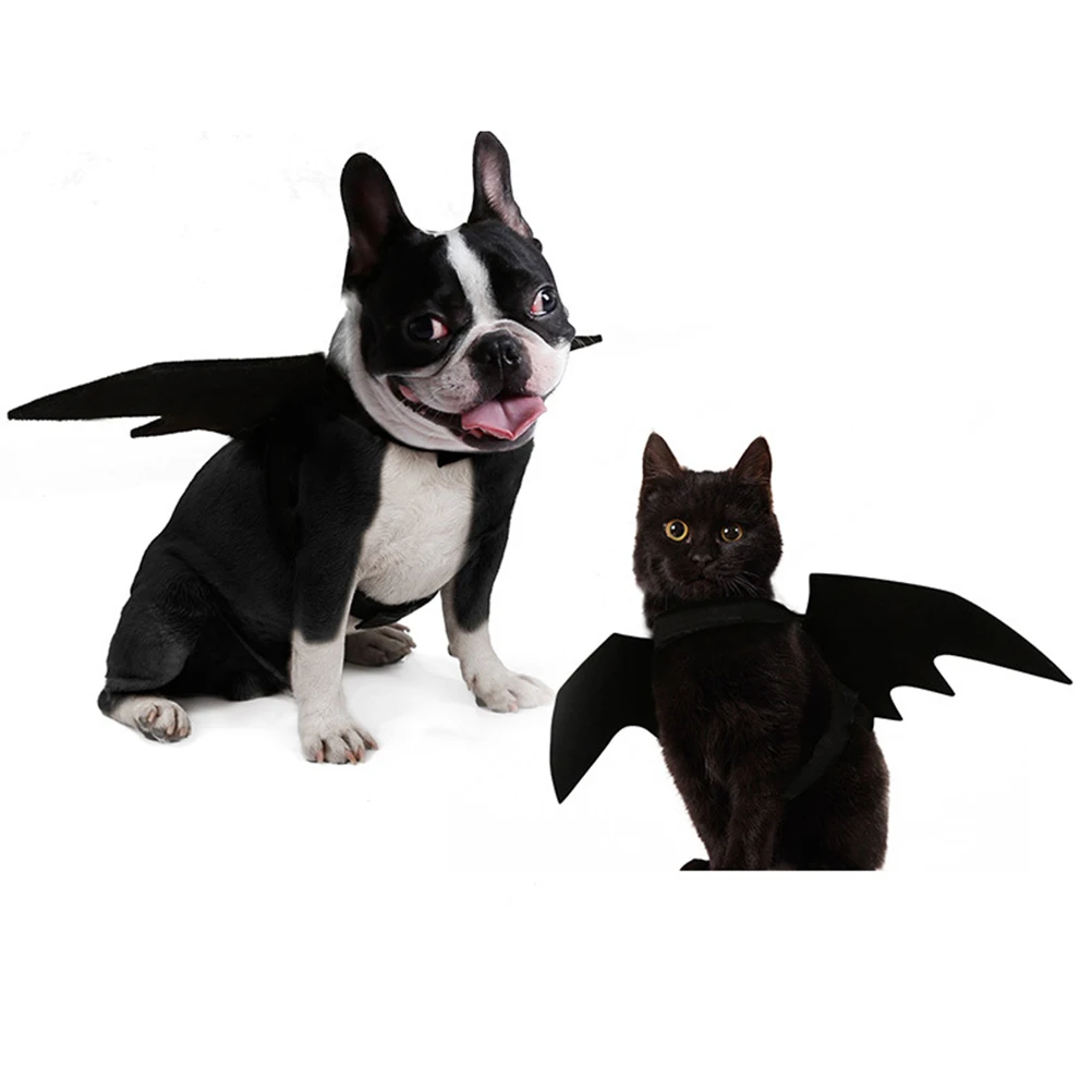 

Bat Wings Clothes Puppy Dog Small Transformation Halloween Pet Apparel Has Funny Costume Clothing Cat