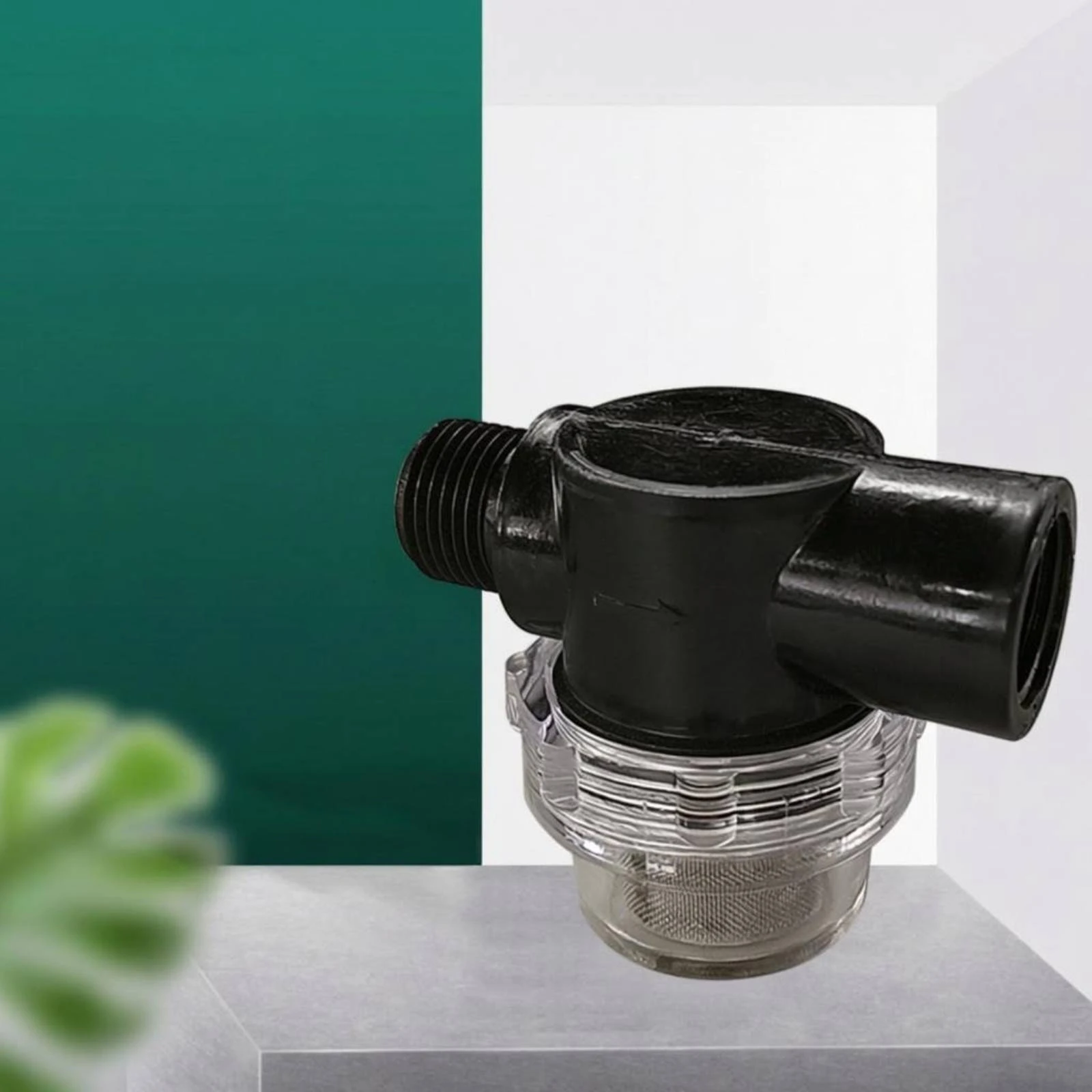 Inline Pipe Filter Transparent Cup Sediment Filter Watering Equipment Cylindrical Housing