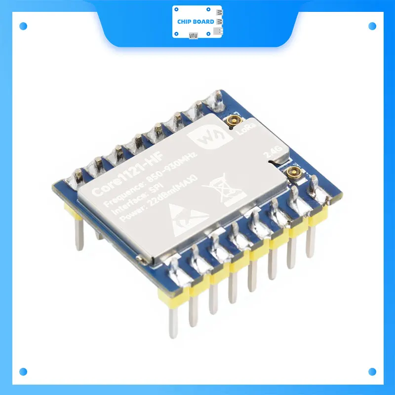 

Waveshare Core1121 LF HF Dual Band LoRa Module LR1121 Transceiver Sub GHz and 2 4GHz Frequency Low Power